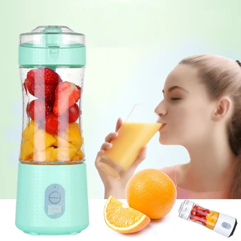 

Portable Mini Electric Fruit Juicer Handheld Smoothie Maker Juicer Cup USB Blender Stirring Rechargeable Mini Portable Juice Cup