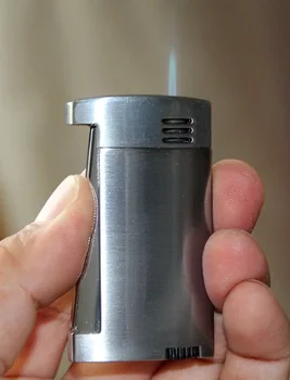 

AM-7202 Windproof Butane Gas Lighter Big Flame Creative Ultra-thin Cigarette Lighter Grinding Wheel Lighter Metal Lacquer