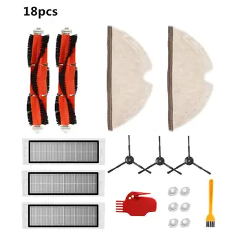 

18PC Filter Furry Wig Kit For Xiaomi Roborock S6 S5 MAX S50 S55 S60 S65 E25 E35 Vacuum Parts & Accessories