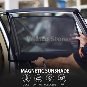 

WENLO For Volkswagen Multivan T6 Passat Touran L Tiguan Toureg T-ROC POLO PHEV Magnetic Car Side Window Sun Shades curtain