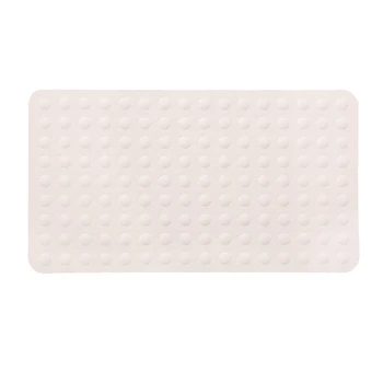 

Bath Tub Mat,Non-Slip Shower Mat with Suction Cup,Drain Holes,Natural Rubber Bathroom Floor Mat