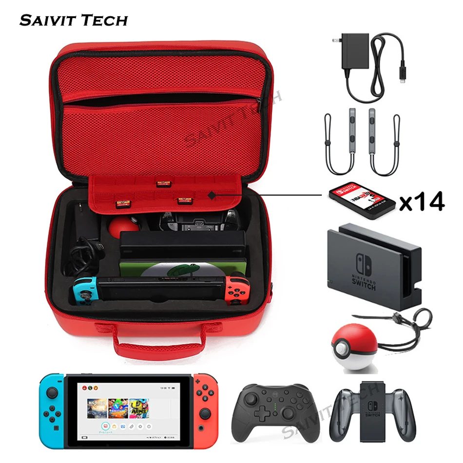 Аксессуары для переключателей Nitendo Zend Покемон покебол сумки для nintendo Switch чехол для хранения ручной сумки для nintendo switch NS игры