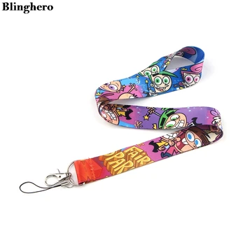 

Blinghero Cute Cartoon Lanyard Keychain for Keys Badge ID Mobile Phone Key Rings Women Neck Straps Accessories ZC0280
