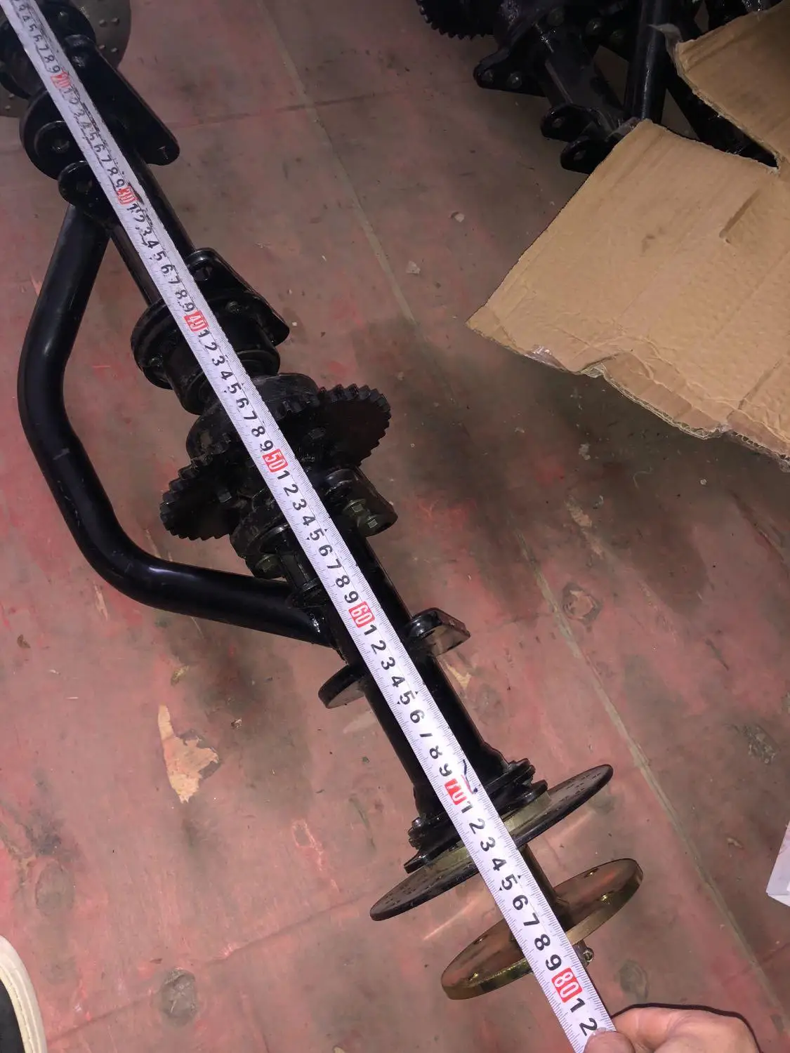 DIY четырехколесный картинг детская коляска ATV UTV диск передачи тормоза 81 см задний