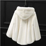 Мужские зимние парки inverno: Ново casaco de pele de vison das mulheres curto balanço onda Da Moda com capuz casaco de pele de vison - Цвет: Королевский синий