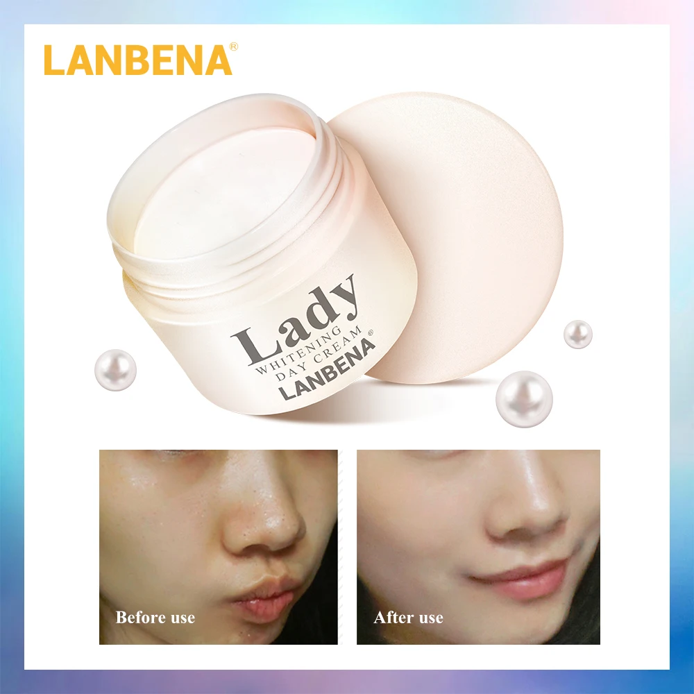 

LANBENA Whitening Day Cream Face Cream Moisturizing Nourishing Anti Wrinkle Repairing Anti Aging Sunscreen Skin Care 35g