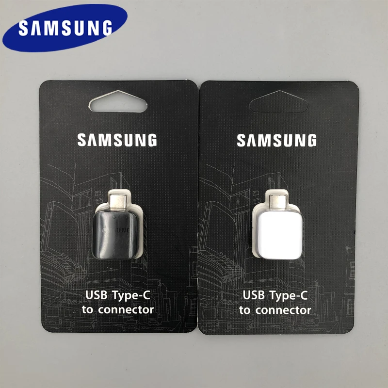 

Original Samsung Type C OTG Connector USB 3.0 Fast Data Transmission USB C Reader For Galaxy S8 S9 S10 Plus A50 A60 A70 Note 8 9