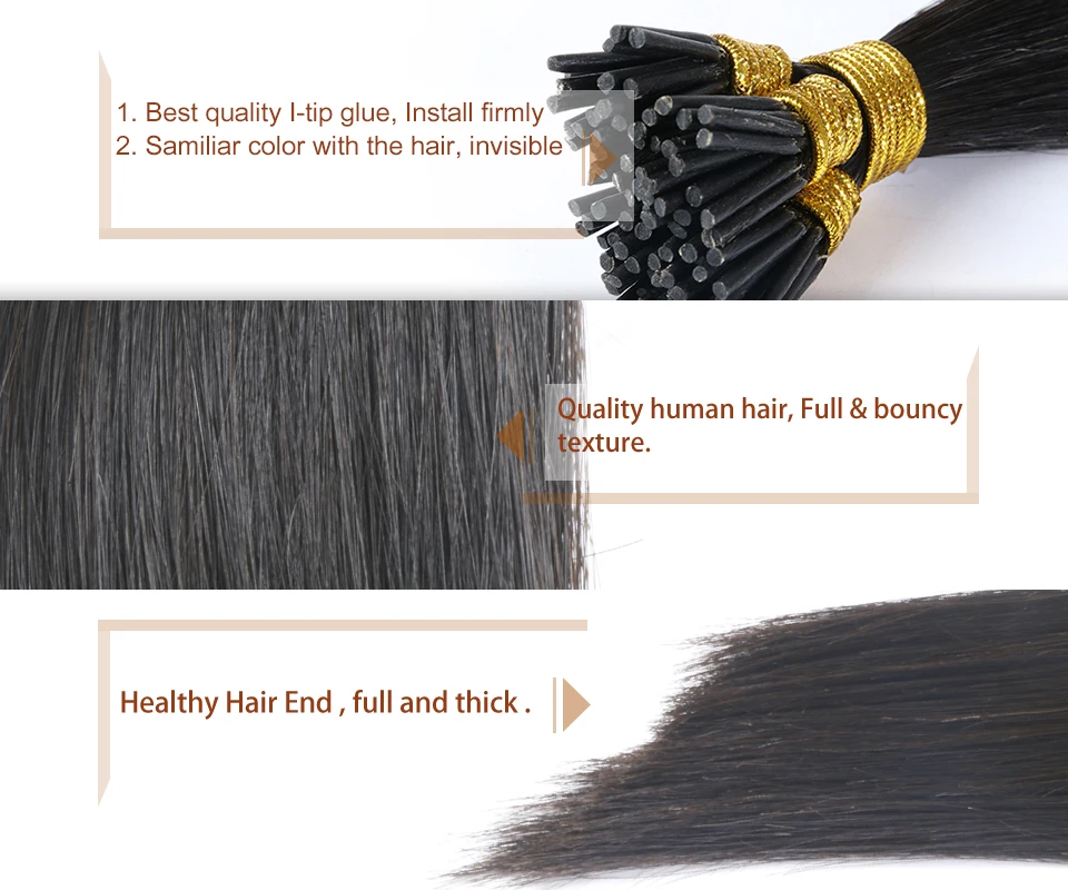 Волосы прямые машины сделаны Remy наращивание 0 8 г/шт. 50 шт./компл. кератиновые