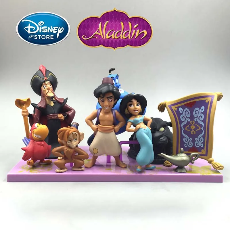 プリンセスのためのディズニーキャラクターのアクションフィギュア 未来的な王女のおもちゃ 邪悪な猿 タイガーアラジン 彼のランプ ディズニーのプリンセスモデル 装飾人形 Aliexpress おもちゃ ホビー