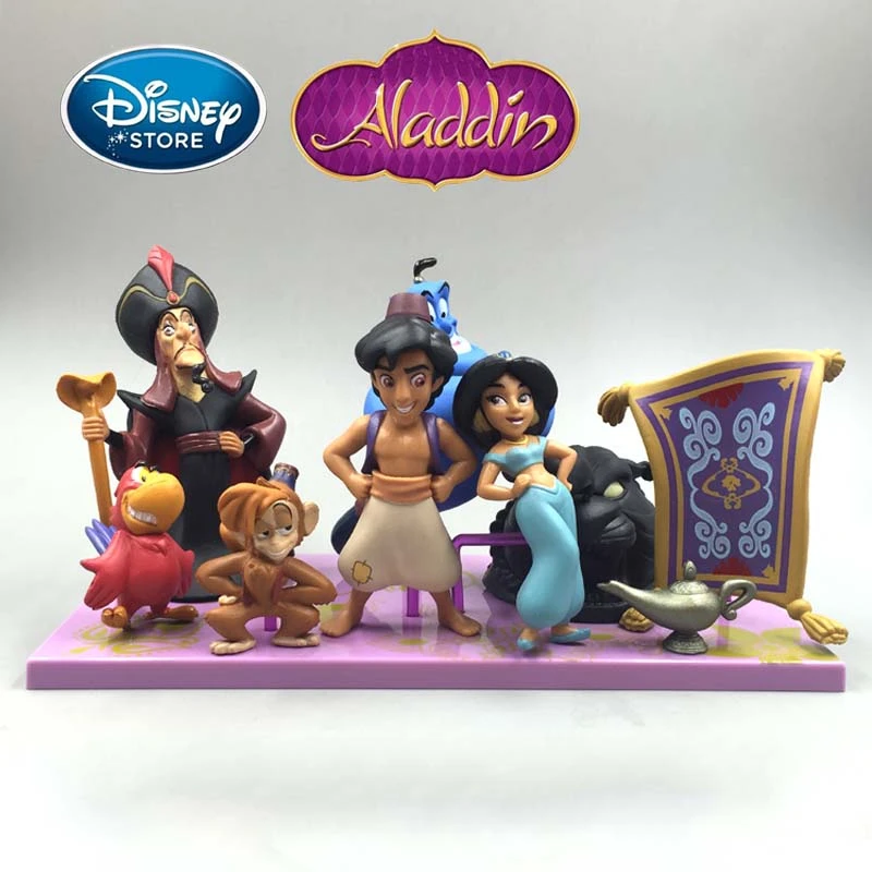 parallel Rechtsaf Levering Disney Aladdin Jasmijn Prinses Action Figure Speelgoed Boze Aap Tijger  Aladdin En Zijn Lamp Disney Prinses Model Decoratie Pop|null| - AliExpress