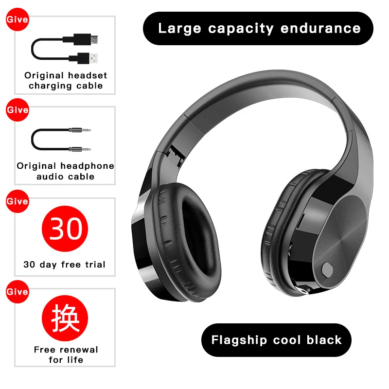 T5 9D Headphones Wireless 5 0 Bluetooth Earphone Sport Headset Headset For Huawei Meizu Xiaomi Sony Earphone For Phone