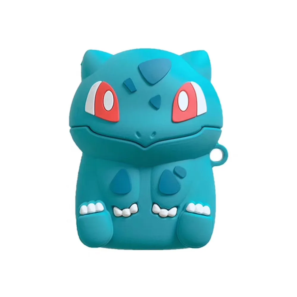 

For Airpods Air Pods Bulbasaur Silicone Case Protective Cover Pouch Anti Lost Protector Fundas Accessories