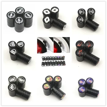 

100pcs sport metal Wheel Tire Valve Caps for Renault toyota corolla Camry Nissan qashqai 208 ford fiesta focus mustang lada opel