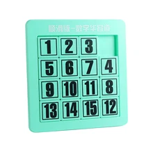 Mathématiques illumination diapositive numéro Puzzle logique développement du cerveau jeux cerveau Teaser Puzzle plastique jouets éducatifs enfants