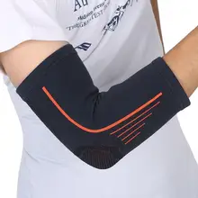 

Sports Safety Nylon Elastic Elbow Brace Sleeve Elbow Pads for Volleyball Tennis Elbow Support Absorb Sweat Knitted Elbow Protect