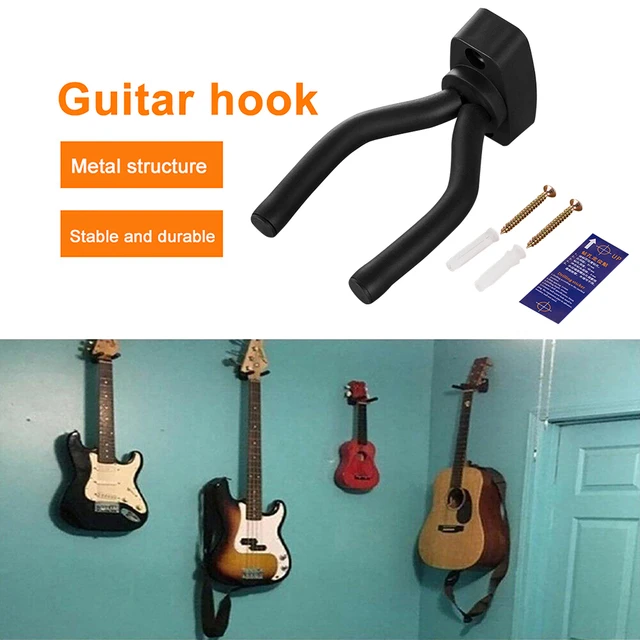 Guitar Hanger Stand Wall Mount - 1-5pcs Guitar Screws Holder Bass Parts -  Aliexpress