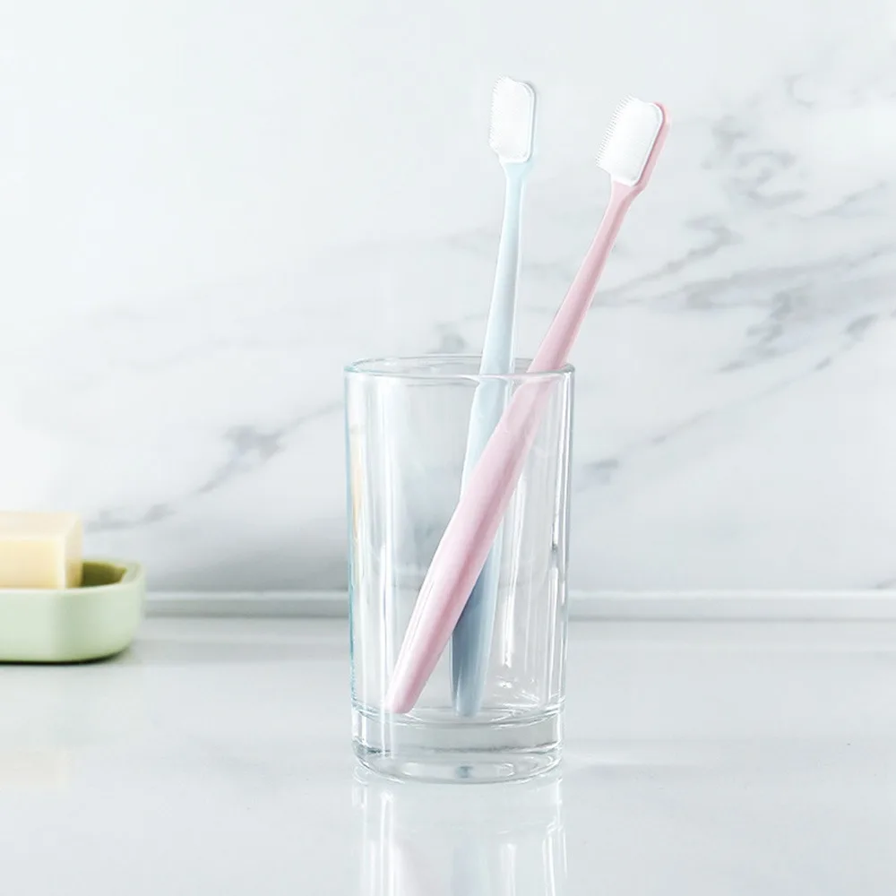 

3pc/Set Soft Toothbrush Nano Brush Eco Friendly Teeth Brosse a Dents Soft Charcoal Cleaning Oral Hygiene Dental