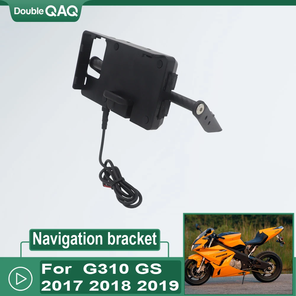 Navigation Phone Holder Frame Bracket windshield Navigation bracket GPS for BMW 2017 2018 2019 G310GS Extension
