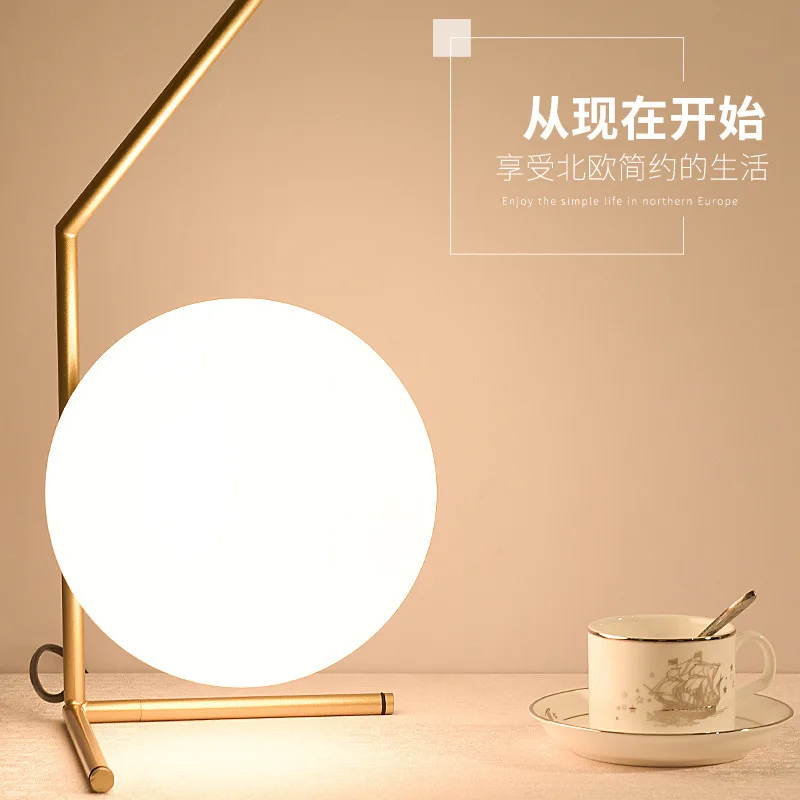 

post-modern art desk lamp light luxury glass table lamp table light warm night light decoration lamps and lanterns