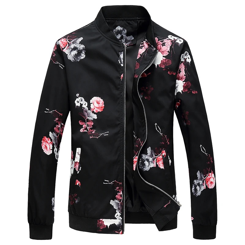 Мужская повседневная куртка, Мужская новинка, Chaquetas Hombres Jaquetas Bomber, одежда с принтом, Мужская Модная приталенная куртка, Мужская Верхняя одежда большого размера плюс 6XL