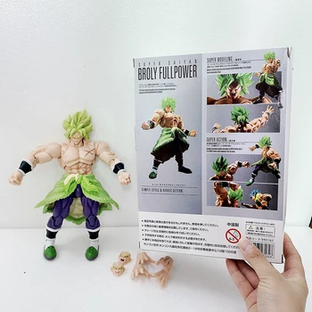 

6inch SHF Broly Dragon Ball Z Super Saiyan Broli Full Power Action Figure Collectible Model Toy Gift