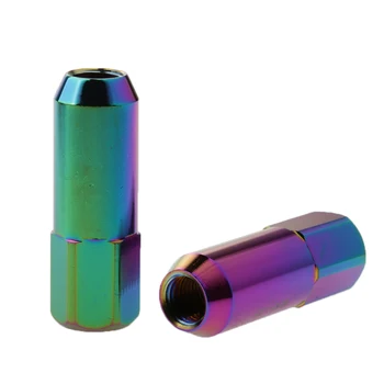 

20Pcs Universal M12x1.25MM Color Car Wheel Rim Aluminum Lug Nuts 60mm Long