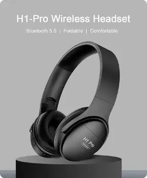 

Bluetooth Gamer Headphone H1 Pro Wireless Gaming Headset Bluetooth V5.0 HD HIFI Stereo Headphone with TF Card Slot