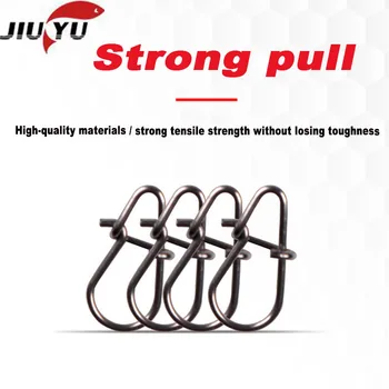 BIG PROMO ❤️ 100pcs/lot Stainless Steel Carp Fishing Tackle Snap Lure Connector Fishing Snap Pesca Fishing Connector Tackle Accessories New - discount item 50% OFF Sports & Entertainment