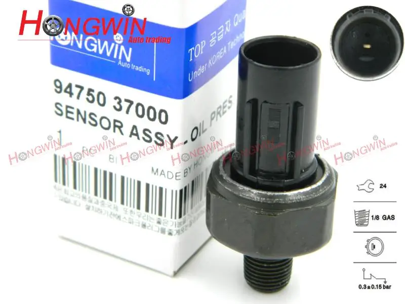 Датчик давления масла для Hyundai Santa Tiburon Tucson Veracruz Accent Atos купе Elantra Getz i30 i20 94750 37000