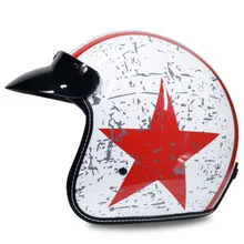 Capacete, Мото шлем VOSS 052 Ретро мото rcycle гоночный шлем персонализированный мото rcycle шлем половина шлем мото крест
