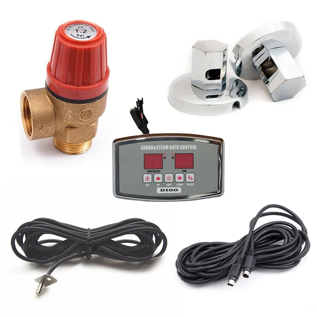  Free Shipping Big Power 18KW 220-240V 1 phase Steam Bath Generator with digital controller self dra