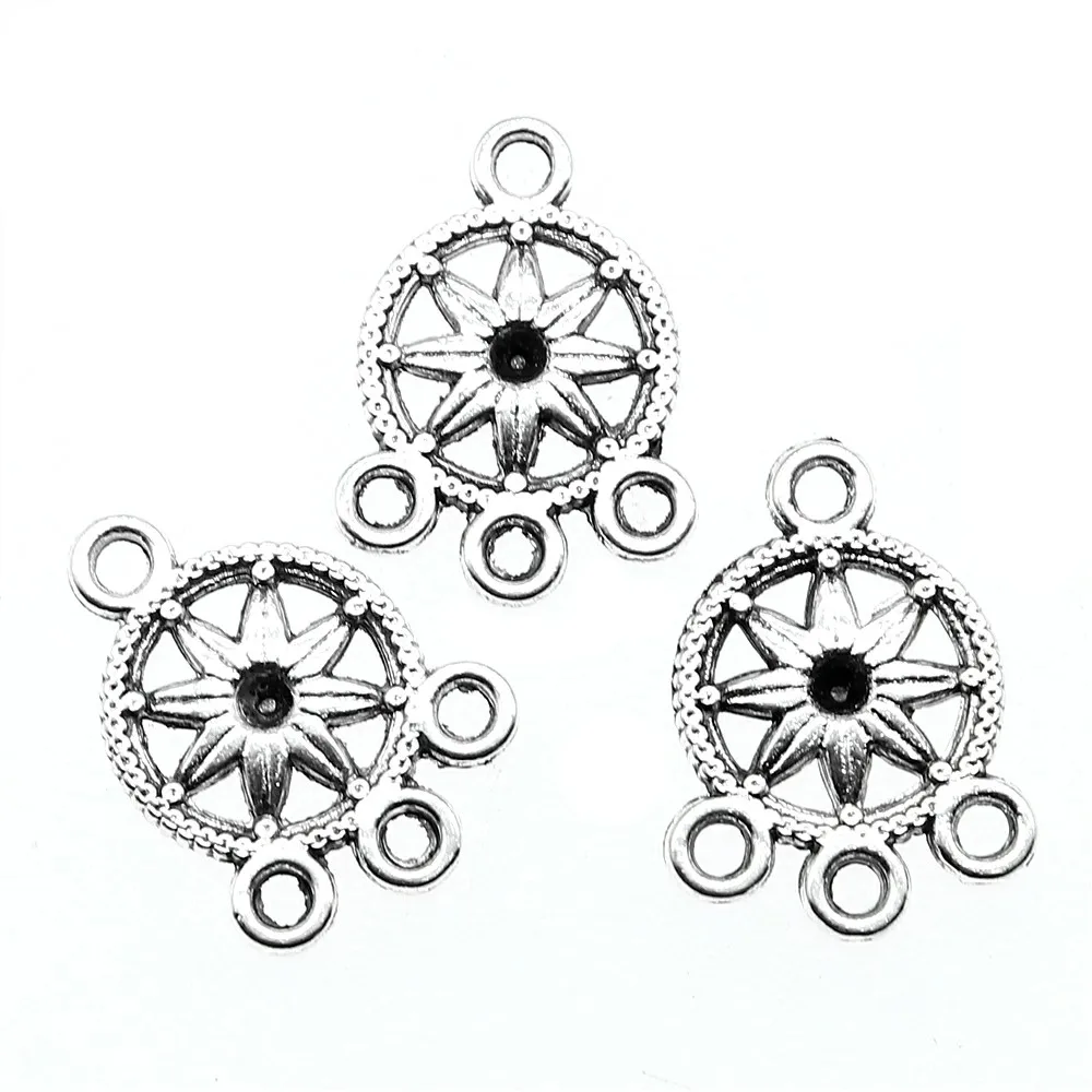 Malzahar 30 Pieces Flower Earring Connector Jewelry Findings Components Creative Diy Accessory | Украшения и аксессуары