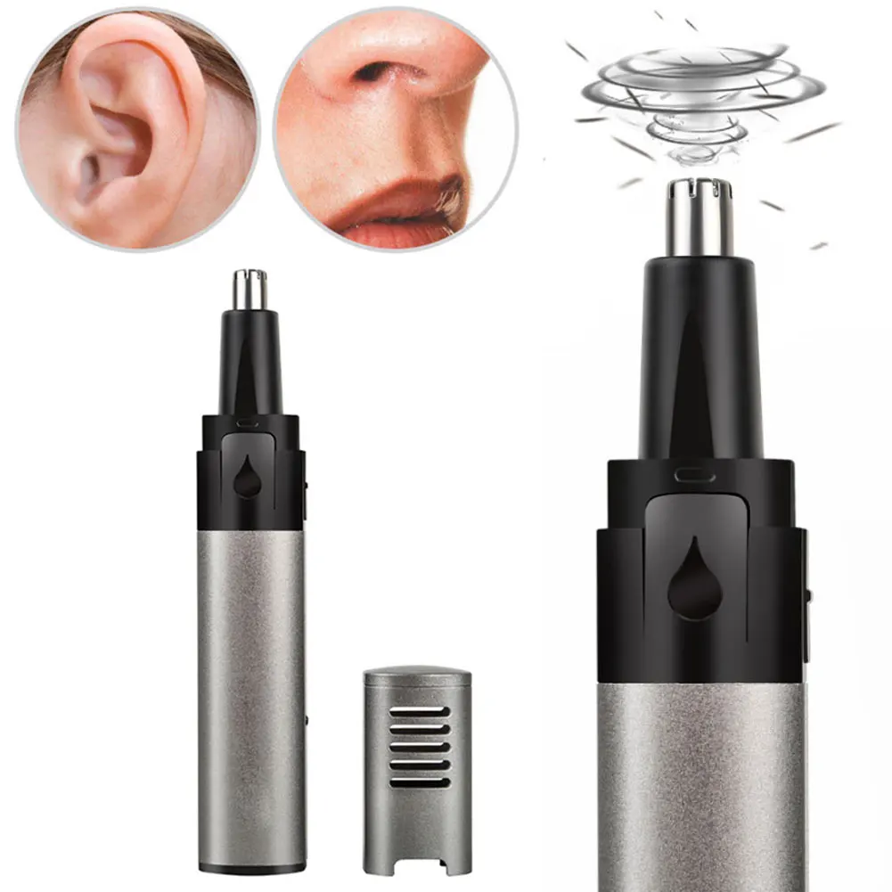 USB Charging Cleaning Ear Remover Gift Portable Safe Multifunctional Nose Trimmer Electric Stainless Steel Grooming Practical