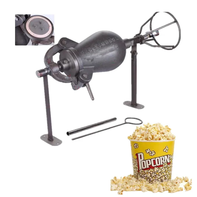 

Manual wheat rice bulking machine old-style corn popper maker
