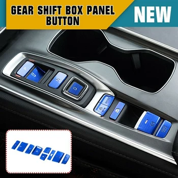

Blue Decoration Trim Interior Panel Button Cover For Honda Accord 2018-20