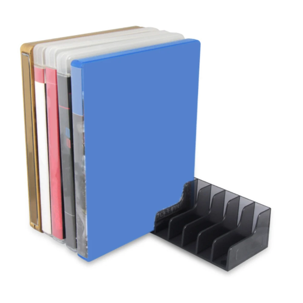 

2PC Game Card Storage Box Holder Desk File Holder Book Holder CD Disk Holder For PlayStation 4