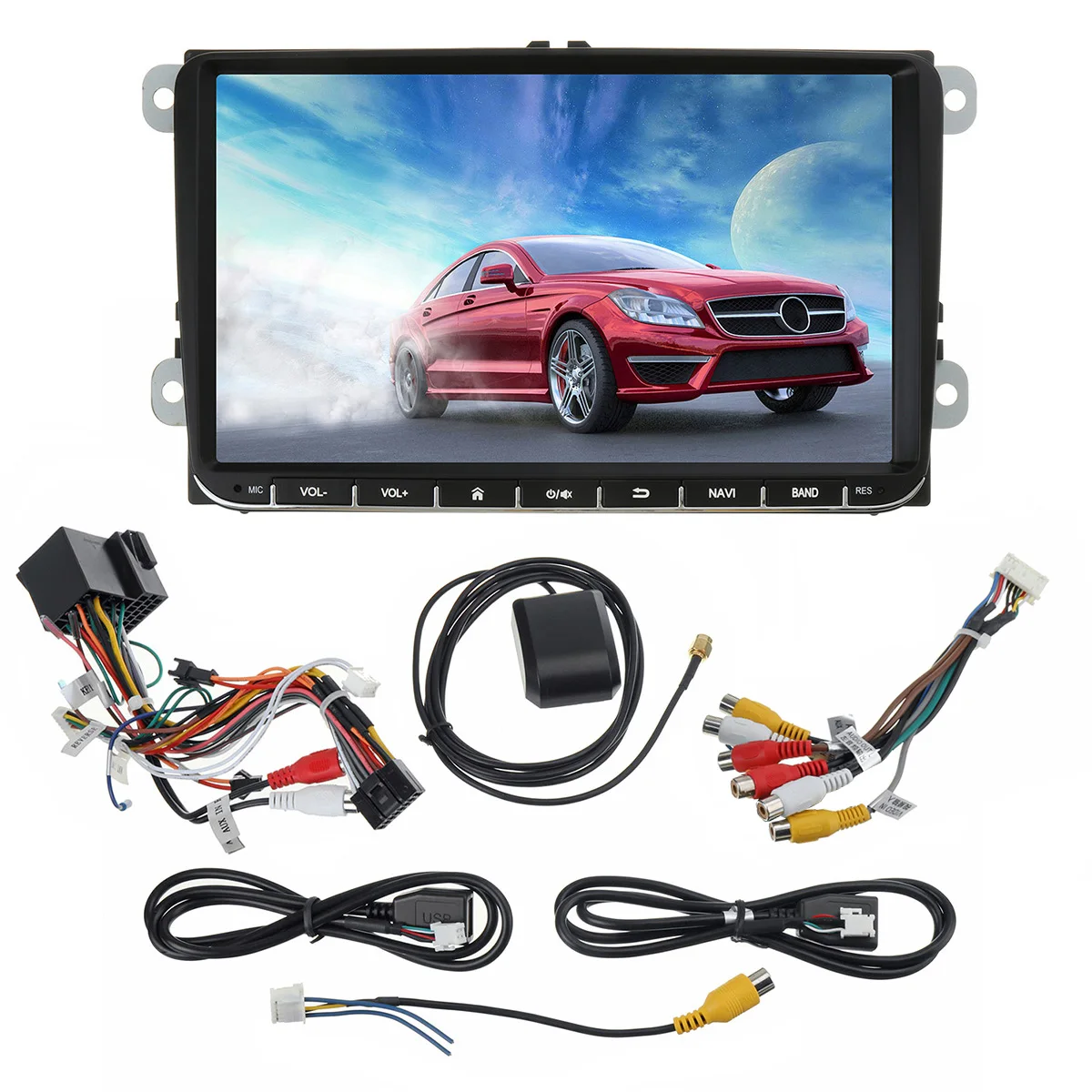 

2Din Car Multimedia MP5 Player Radio GPS smart Android machine Autoradio 9'' Touch Screen Bluetooth Player FM Audio Car Stereo