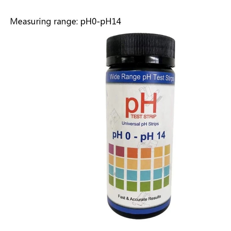 

100pcs Professional 0-14 PH Test Strips Paper Kit for Testing Soil Home Garden