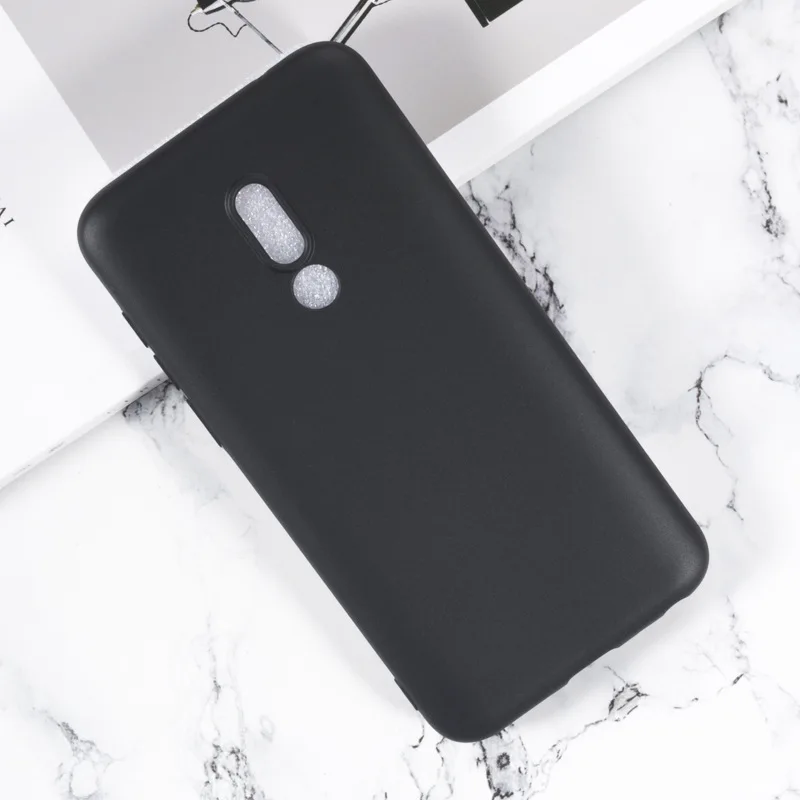 Black Soft Silicone Funda Meizu 16 16th M882Q Case 6.0 Inch Soft TPU Good Quality Coque For Meizu 16 Cover cases for meizu belt