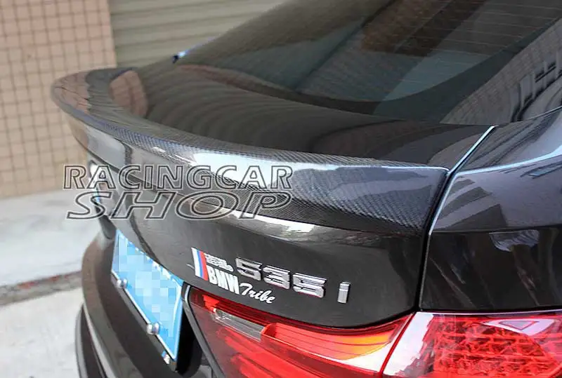 

Real Carbon Fiber Trunk Boot Spoiler Wing Lip Fit For BMW 5-SERIES F07 GT 10-12 550iGT 535iGT Pre-Facelift B116