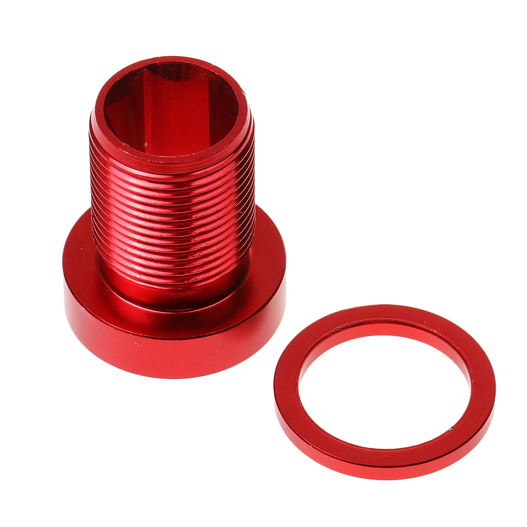 1X Ultralight M15 Aluminium Alloy Bike Crankset Bottom Bracket Screw Spline Axis Screw Bolt
