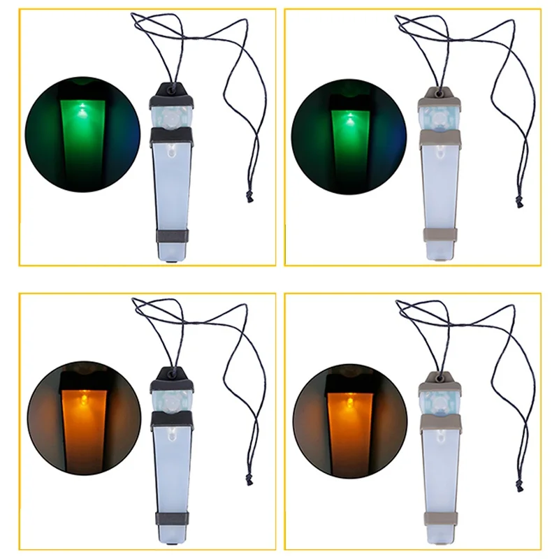 Excellent Riding Tactical Helmet Light Strobe Signal Light Survival Waterproof Lamp Light Activities Camping Cycling Silicone Constant 0