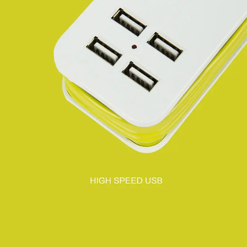 Портативная европейская вилка power Strip 4 USB+ 1 AC Plug/4 USB+ 2 AC адаптер пробки несколько 4 USB порт зарядное устройство розетка 1,5 м для Smartp