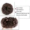 Tinashe Beauty Elastic Band With Hair Messy Bun Scrunchie Chignon With Elastic Band Messi Hairpieces Donut For Women Kids ► Photo 2/6