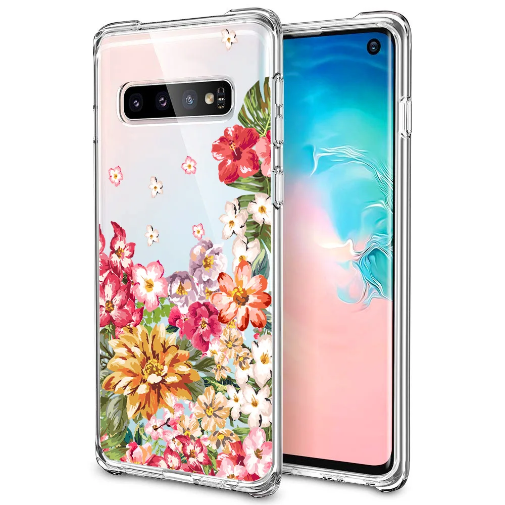 Роскошный чехол для телефона для samsung Galaxy S8 S10 S10e S8plus S10plus ароматный цветочный чехол