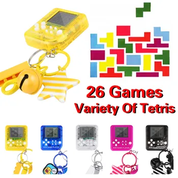 

Mini Game Machine 26 in 1 Child Portable Puzzle Game Toy Game Keychain video game игровая приставка игровые приставки p3