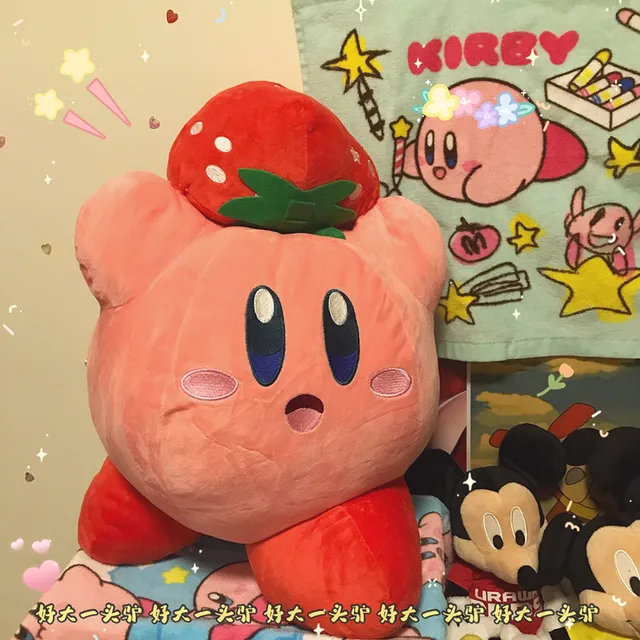 34cm  strawberry  Kirby plush  toy stuffed toys  doll doll Soft pillow