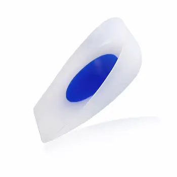 

1 Pair Silicone Gel Soft Insoles Heel Spurs Pain Foot Shock-Absorbing Cushion Foot Massager Heel Insole Pad Height