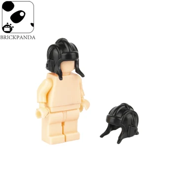 

WW2 Russian Military Army Brick Helmet Tank Weapon Parts Soviet Soldiers Cap Building Blocks City Flying Cap Toys for Kids