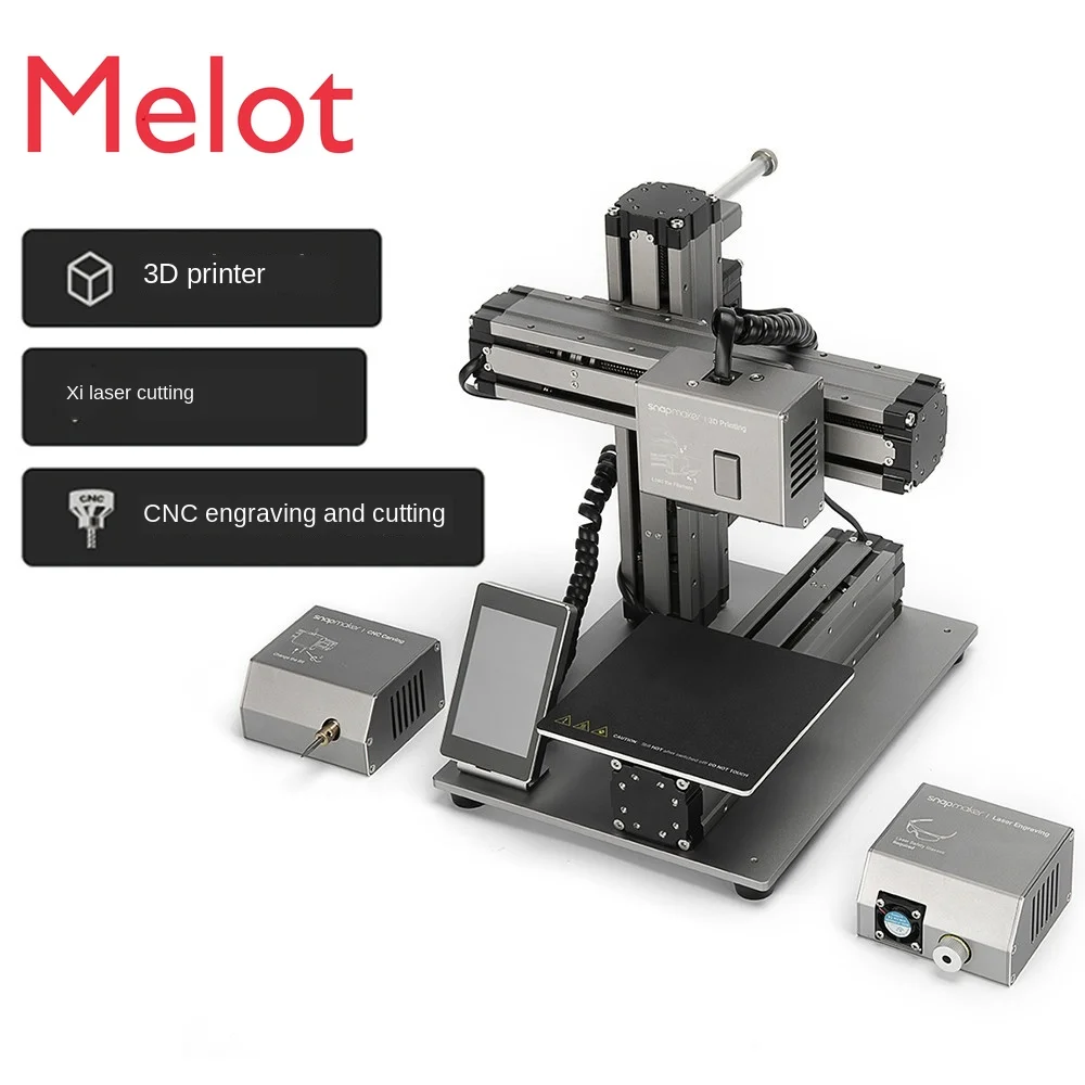 

3D Printing Laser Cutting CNC Cutting Multi-Function Triple-in-One 3D Printer DIY Kit Desktop-Level High-Precision Household